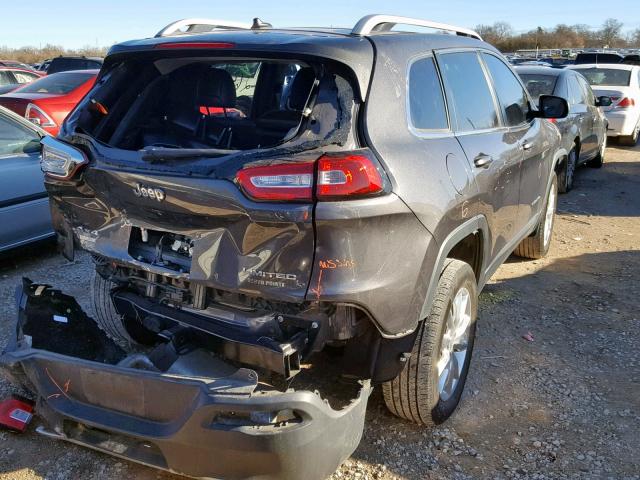 1C4PJMDS2FW552135 - 2015 JEEP CHEROKEE L GRAY photo 4