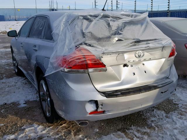 4T3ZK11A39U005734 - 2009 TOYOTA VENZA BASE SILVER photo 3