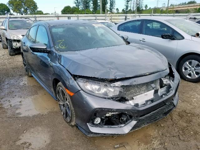 SHHFK7G47JU212871 - 2018 HONDA CIVIC SPOR GRAY photo 1