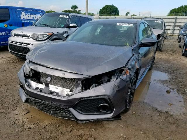 SHHFK7G47JU212871 - 2018 HONDA CIVIC SPOR GRAY photo 2