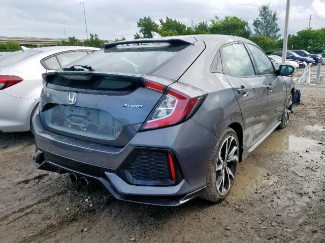 SHHFK7G47JU212871 - 2018 HONDA CIVIC SPOR GRAY photo 4