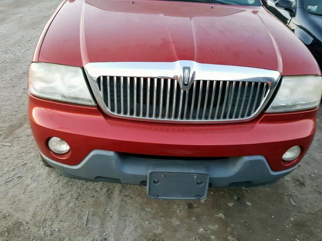5LMEU88H85ZJ07702 - 2005 LINCOLN AVIATOR 红色 照片 7