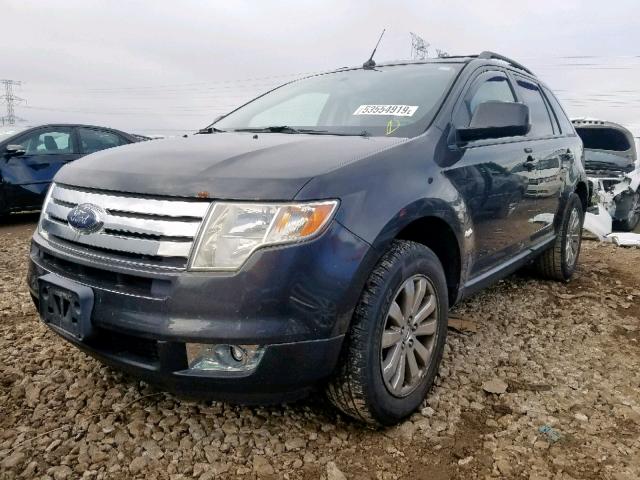 2FMDK38C67BB36312 - 2007 FORD EDGE SEL GRAY photo 2