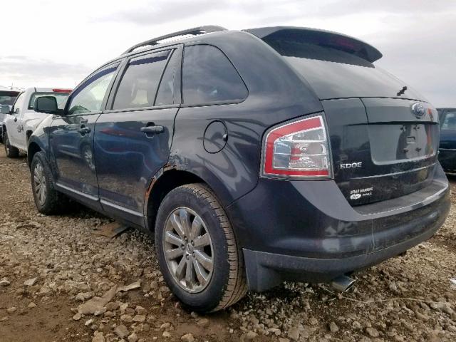 2FMDK38C67BB36312 - 2007 FORD EDGE SEL GRAY photo 3