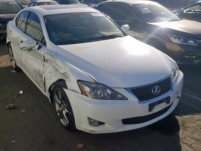 JTHBK262095093818 - 2009 LEXUS IS 250 WHITE photo 1