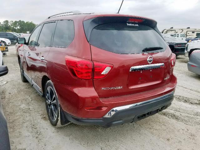 5N1DR2MN1HC680621 - 2017 NISSAN PATHFINDER RED photo 3