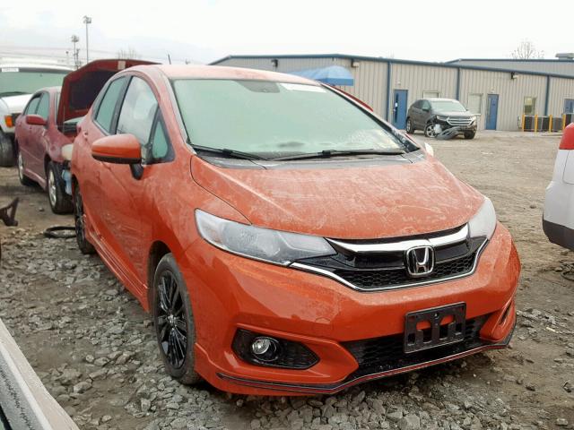 3HGGK5H60JM700079 - 2018 HONDA FIT SPORT ORANGE photo 1