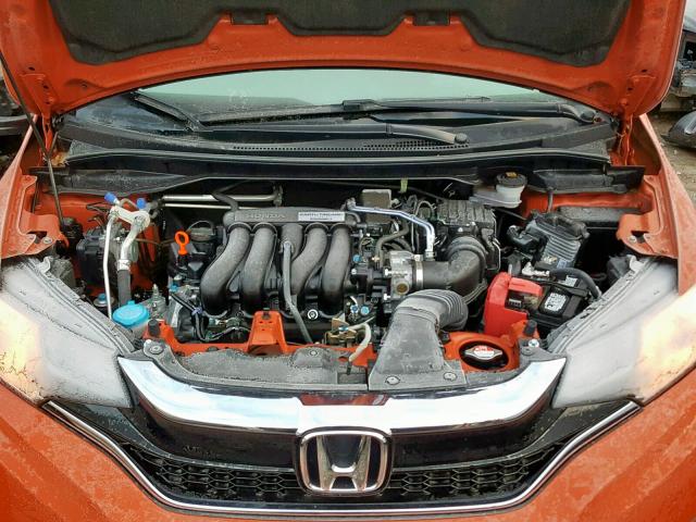 3HGGK5H60JM700079 - 2018 HONDA FIT SPORT ORANGE photo 7