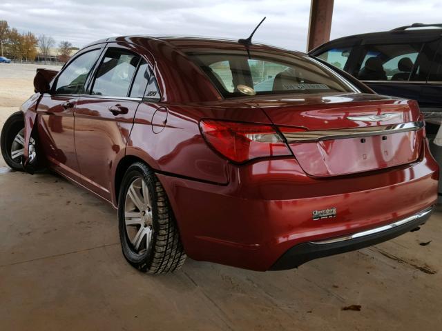 1C3CCBBB8DN597930 - 2013 CHRYSLER 200 TOURIN RED photo 3