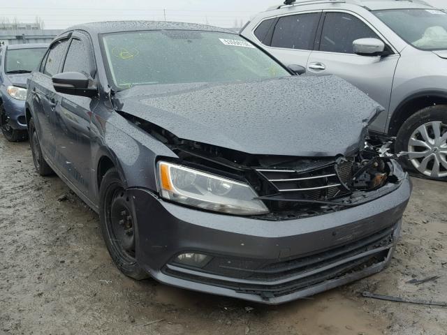 3VWWA7AJ6FM342529 - 2015 VOLKSWAGEN JETTA TDI GRAY photo 1