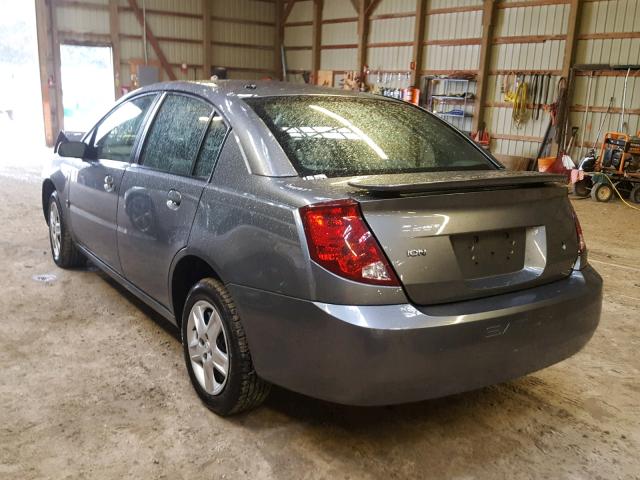 1G8AJ55F16Z198226 - 2006 SATURN ION LEVEL GRAY photo 3