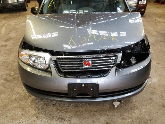 1G8AJ55F16Z198226 - 2006 SATURN ION LEVEL GRAY photo 9