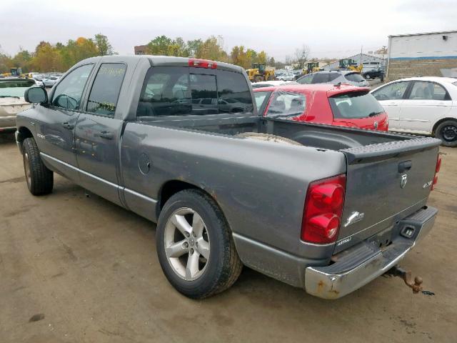 1D7HU18278S592585 - 2008 DODGE RAM 1500 S GRAY photo 3