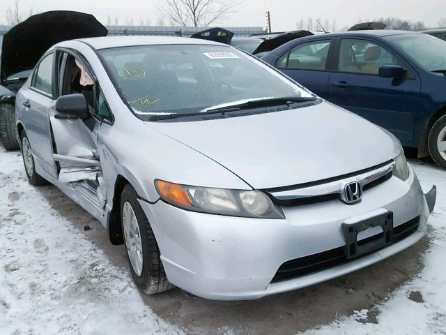 2HGFA16336H001633 - 2006 HONDA CIVIC DX V SILVER photo 1