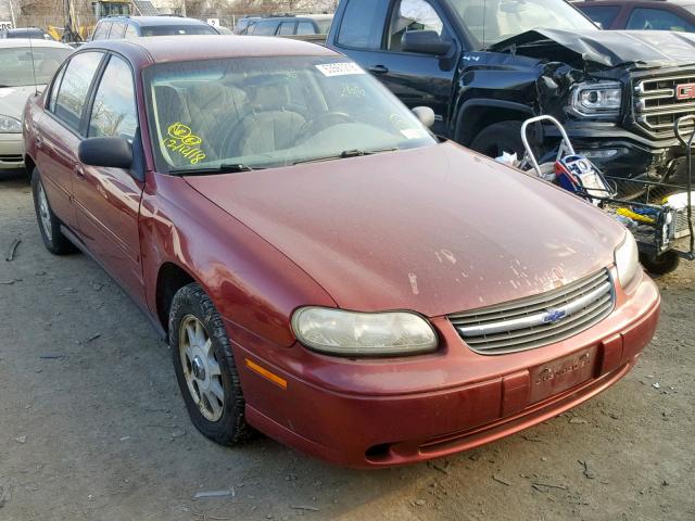 1G1ND52J82M675015 - 2002 CHEVROLET MALIBU MAROON photo 1