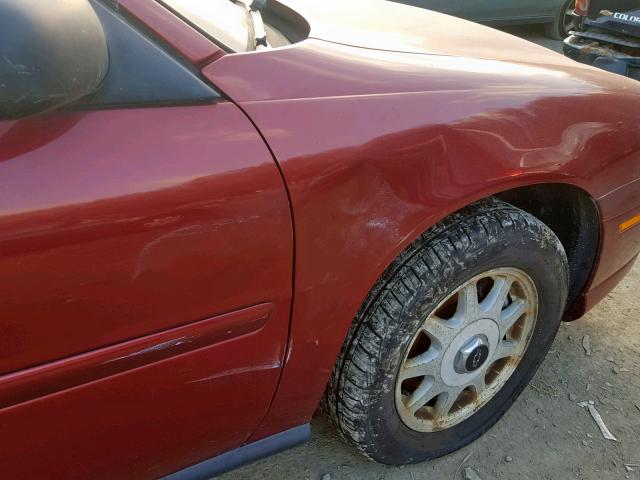 1G1ND52J82M675015 - 2002 CHEVROLET MALIBU MAROON photo 9