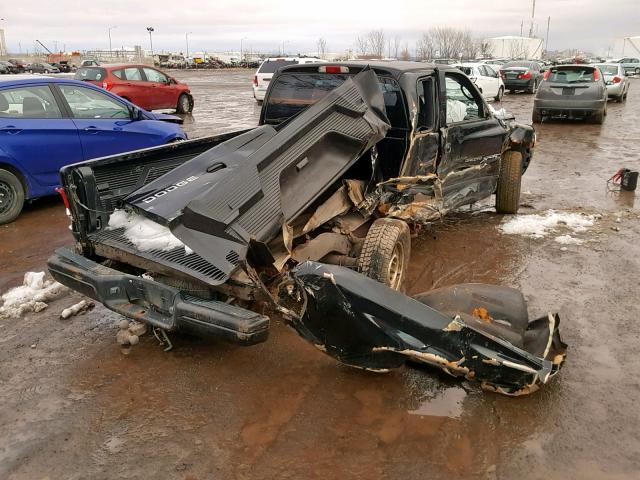 1B7GL22X0YS662883 - 2000 DODGE DAKOTA BLACK photo 4