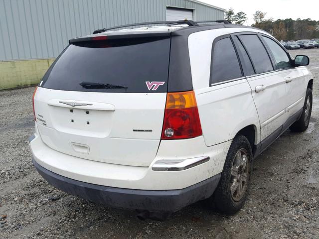 2C8GF68455R648758 - 2005 CHRYSLER PACIFICA T WHITE photo 4