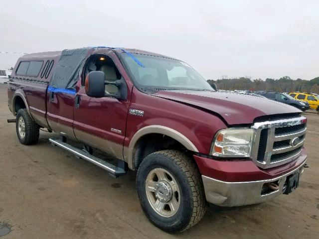 1FTWW31P16EB44982 - 2006 FORD F350 SRW S RED photo 1