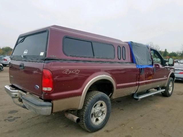 1FTWW31P16EB44982 - 2006 FORD F350 SRW S RED photo 4