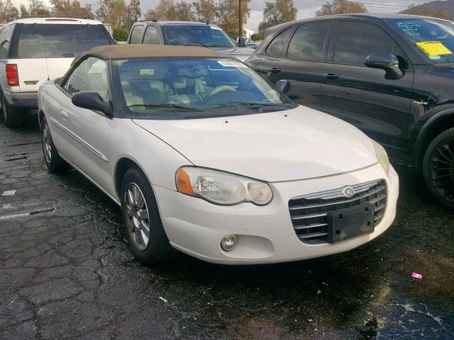 1C3EL65R75N503627 - 2005 CHRYSLER SEBRING LI WHITE photo 1