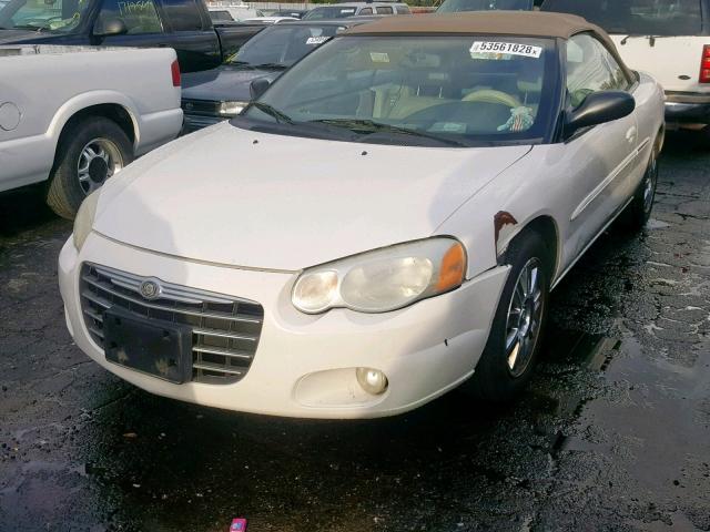 1C3EL65R75N503627 - 2005 CHRYSLER SEBRING LI WHITE photo 2