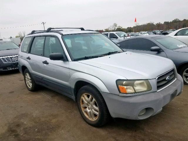 JF1SG63654H736789 - 2004 SUBARU FORESTER 2 SILVER photo 1