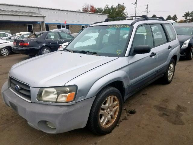 JF1SG63654H736789 - 2004 SUBARU FORESTER 2 SILVER photo 2