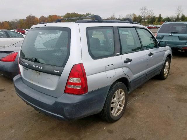 JF1SG63654H736789 - 2004 SUBARU FORESTER 2 SILVER photo 4