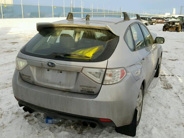 JF1GR7E6XCG215560 - 2012 SUBARU IMPREZA WR SILVER photo 4