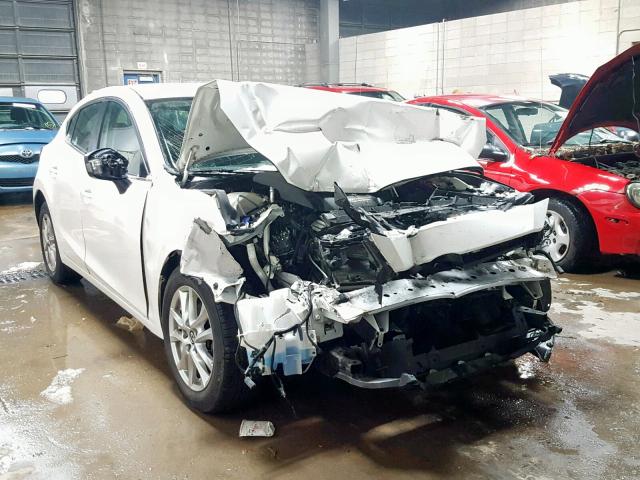 3MZBM1L7XEM116352 - 2014 MAZDA 3 TOURING WHITE photo 1