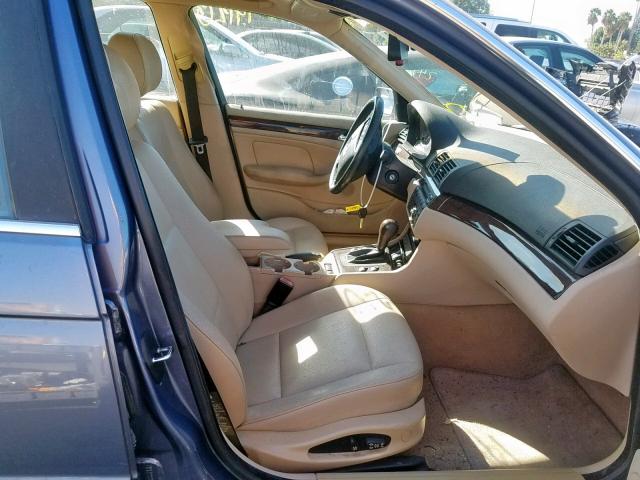 WBAAX13454PJ00903 - 2004 BMW 325 IT SUL BLUE photo 5