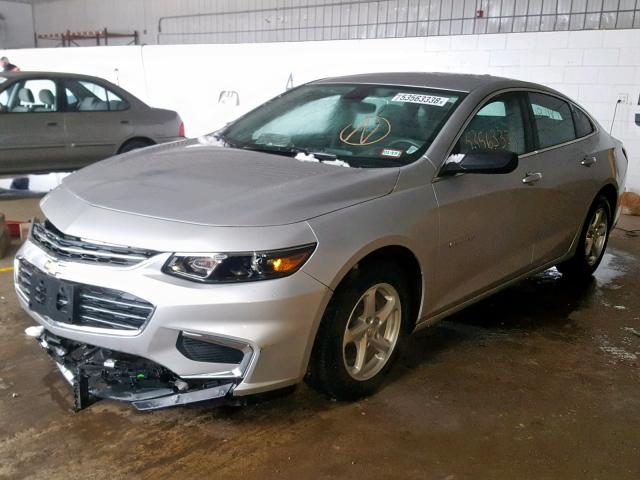 1G1ZB5STXGF301431 - 2016 CHEVROLET MALIBU LS Gümüş foto 2