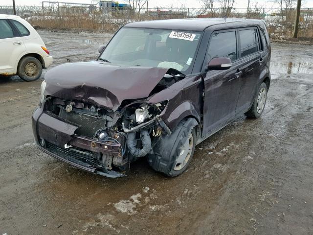 JTLKE50E791090908 - 2009 TOYOTA SCION XB PURPLE photo 2