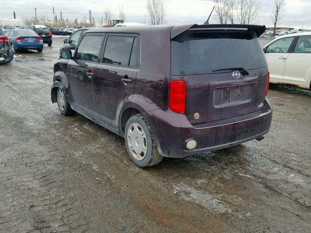 JTLKE50E791090908 - 2009 TOYOTA SCION XB PURPLE photo 3