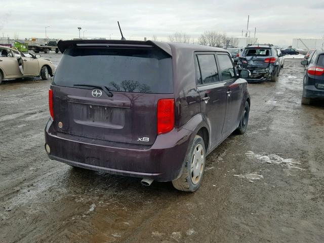 JTLKE50E791090908 - 2009 TOYOTA SCION XB PURPLE photo 4