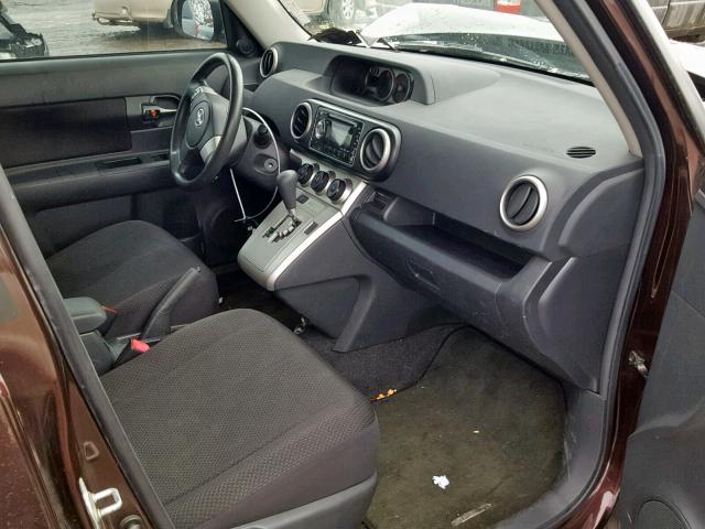 JTLKE50E791090908 - 2009 TOYOTA SCION XB PURPLE photo 5