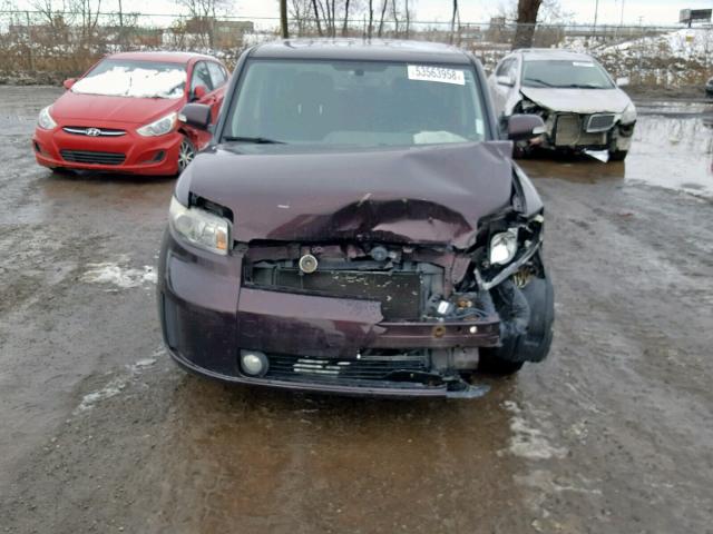JTLKE50E791090908 - 2009 TOYOTA SCION XB PURPLE photo 9