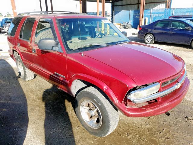 1GNCS13W32K151331 - 2002 CHEVROLET BLAZER RED photo 1