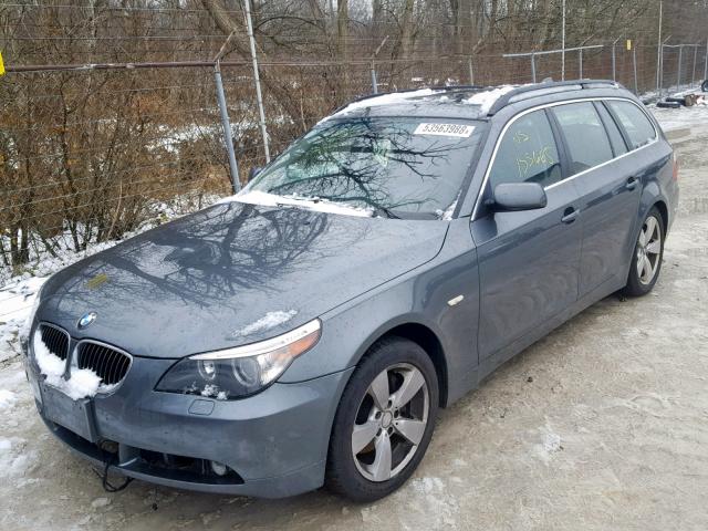 WBANN73567CN04095 - 2007 BMW 530 XIT GRAY photo 2