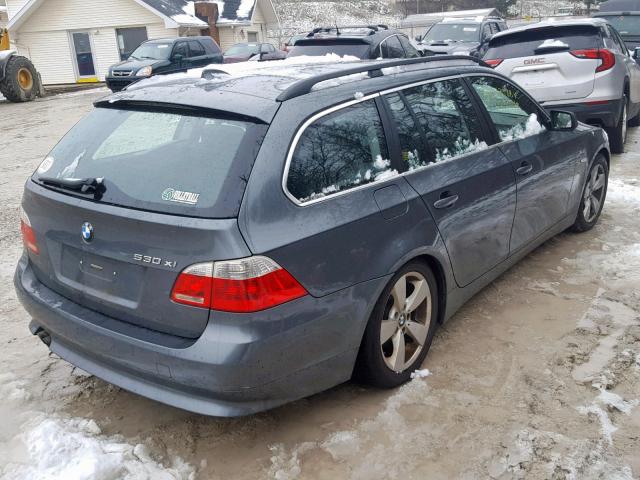 WBANN73567CN04095 - 2007 BMW 530 XIT GRAY photo 4