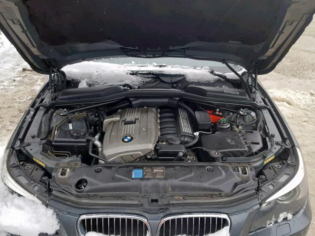 WBANN73567CN04095 - 2007 BMW 530 XIT GRAY photo 7