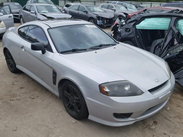 KMHHM65D15U168926 - 2005 HYUNDAI TIBURON SILVER photo 1