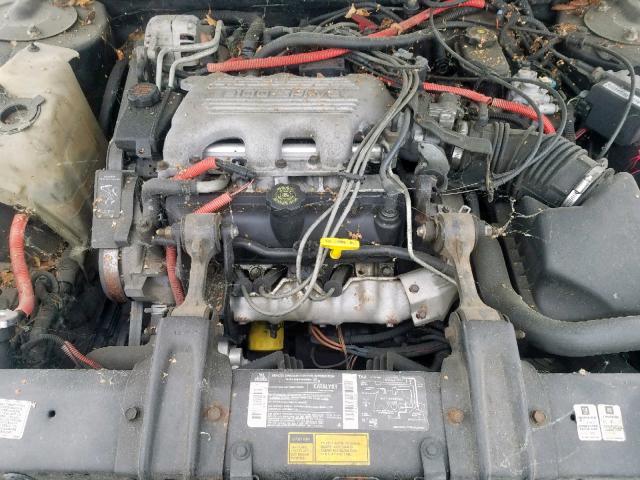 1G2WJ12M8RF332411 - 1994 PONTIAC GRAND PRIX BLACK photo 7