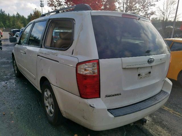 KNDMB233266021645 - 2006 KIA SEDONA EX WHITE photo 3