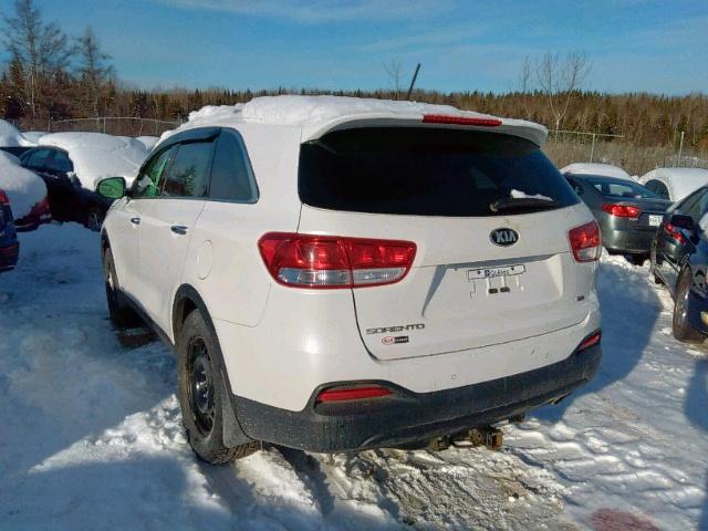 5XYPGDA39GG113671 - 2016 KIA SORENTO LX WHITE photo 3