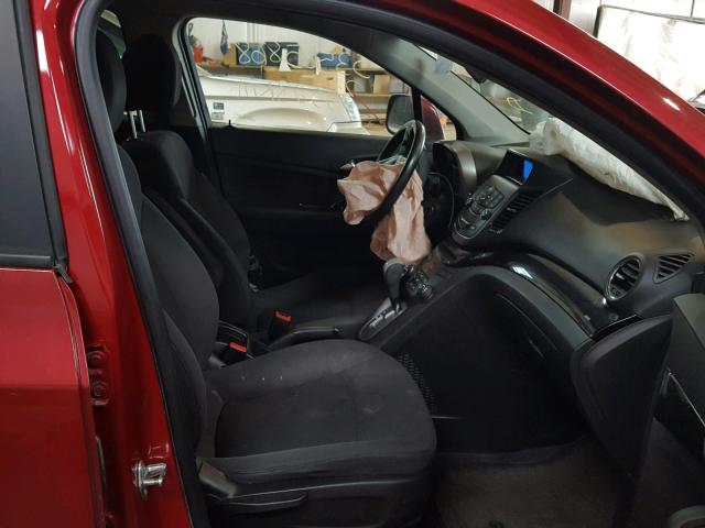 KL77P2EM0CK560530 - 2012 CHEVROLET ORLANDO LT RED photo 5