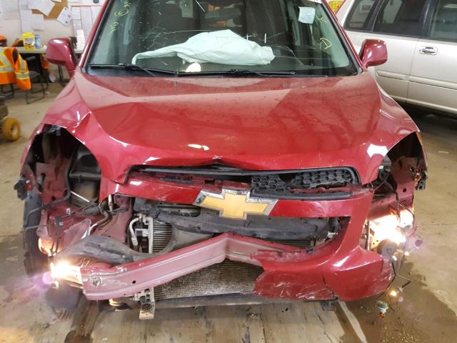 KL77P2EM0CK560530 - 2012 CHEVROLET ORLANDO LT RED photo 9