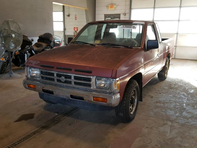 1N6SD16S5LC399242 - 1990 NISSAN D21 KING C RED photo 2