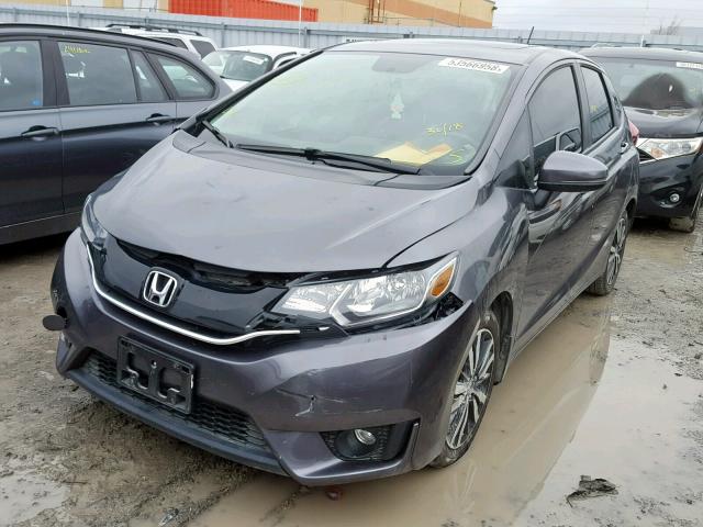 3HGGK5H74HM104248 - 2017 HONDA FIT EX GRAY photo 2